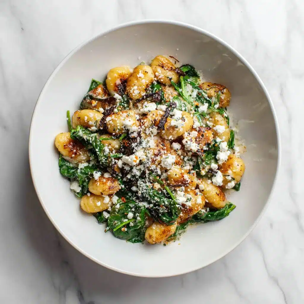 Creamy Gnocchi with Spinach and Feta: A Comforting Delight 2 Creamy Gnocchi with Spinach and Feta