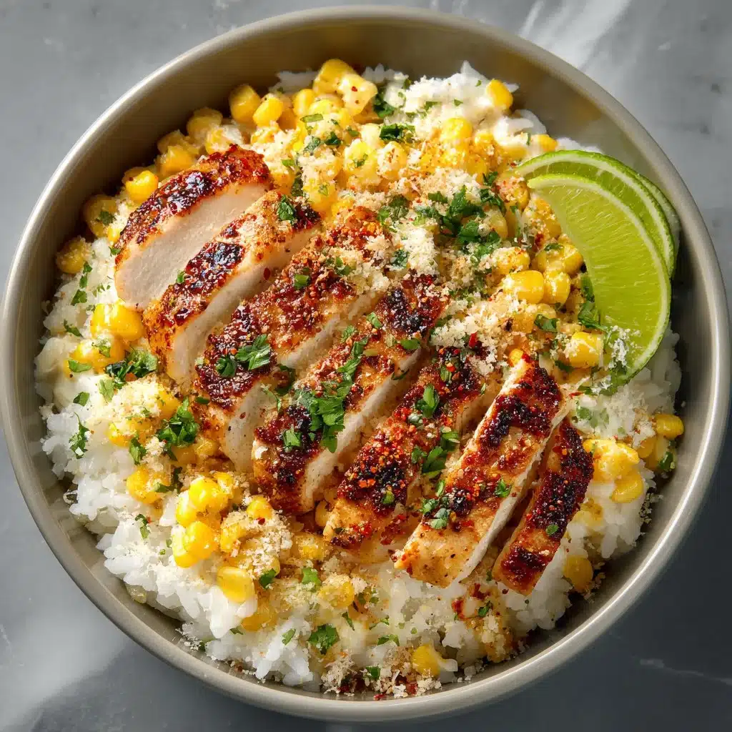 Street Corn Chicken and Rice Bowls