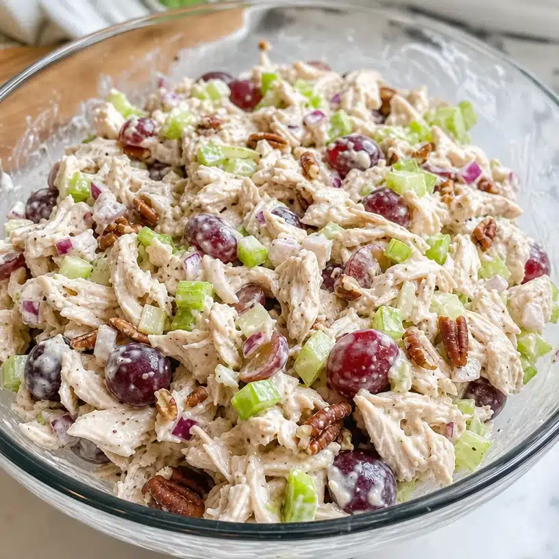 Delightfully Crunchy Chicken Salad with Grapes and Pecans 2 Chicken Salad with Grapes and Pecans