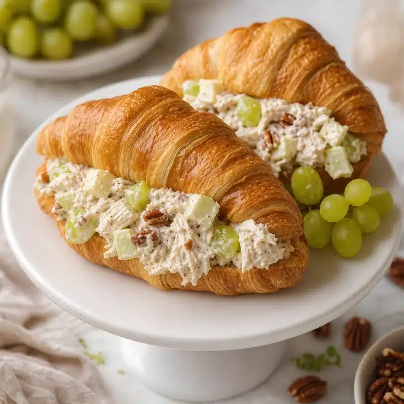 Fancy Nancy Chicken Salad with fresh ingredients and vibrant colors